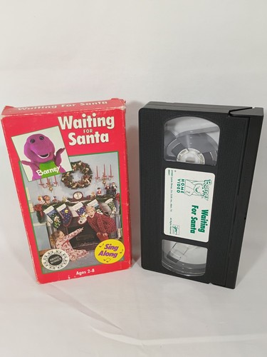 Barney waiting for - santa, vhs