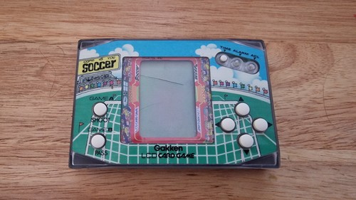 Gakken lcd card game - lcd, soccer