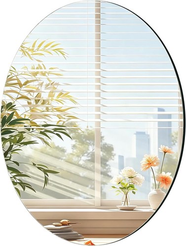 Oval wall mirror 30 cm - mirror, x
