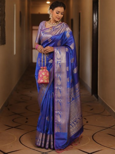 Banarasi silk saree indian - banarasi,
