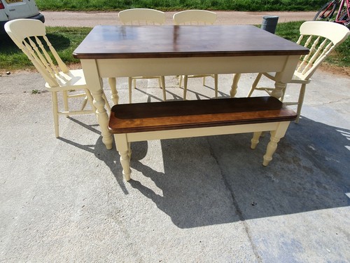 Handmade solid pine table - handmade,