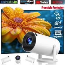 5G WiFi Bluetooth 4K Mini Projector HD 1080P LED Projector HDMI Android TV Home Theater