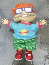 Vintage Rugrats Chuckie 1997 Doll Applause Toy Plush 90s TV Cartoon Rare