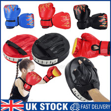 Kids Boxing Gloves Junior Mitts Punch Bag Children PU Leather Gloves Training