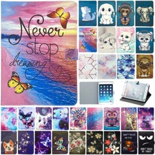 UK For Amazon Kindle Fire 7" 10.1" inch Universal Folio Leather Case Stand Cover