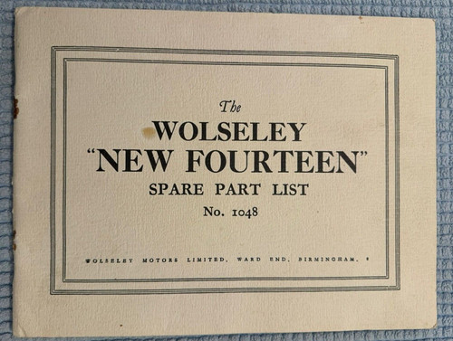 Wolseley new fourteen - wolseley,
