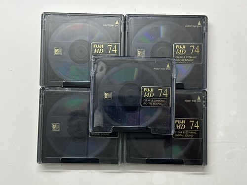 Fuji md74 minidiscs slip - fuji,