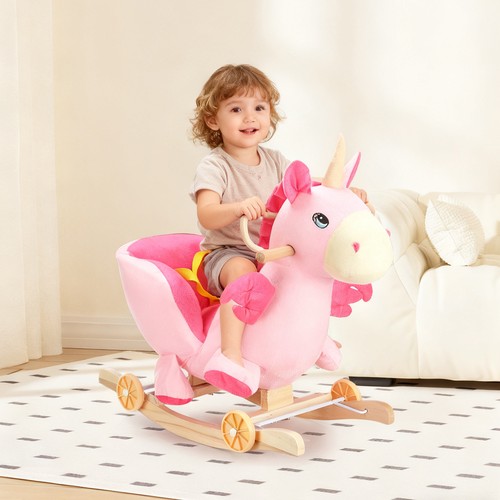 Pink fairy unicorn rocking - pink,