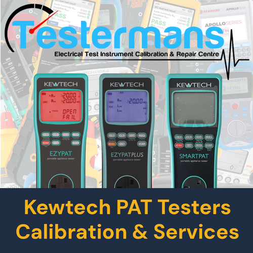 Kewtech pat tester calibration - kewtech,