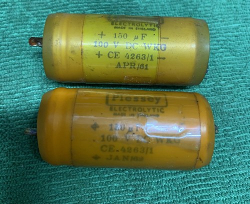 Plessey 150uf 100v vintage - plessey,