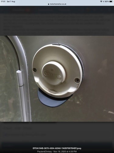 Truma alde flue condensation - flue,