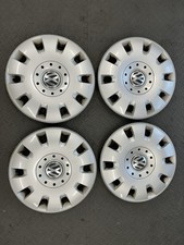 VW Transporter T5 T6 16” Wheel Trims x4 – Genuine 7H0 601 147 – Very Good