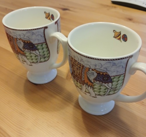 Pair wedgwood circus elephant - pair,