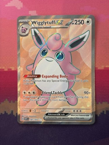 Pokemon card wigglytuff - pokemon, ex