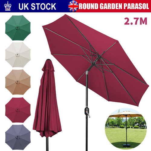 Large parasol umbrella - 2.7m,