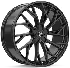 Alloy Wheels 20" Wolfrace 71 Voodoo Black Black For Lexus GS 300 [Mk2] 97-05