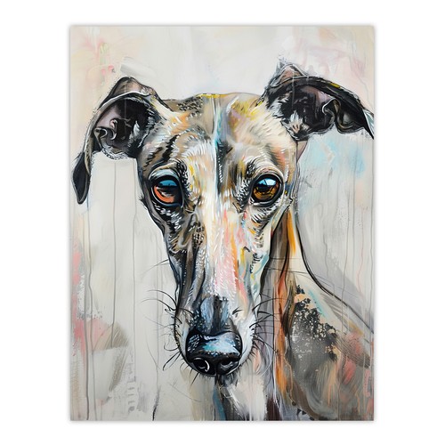 Greyhound whippet dog lover - greyhound,