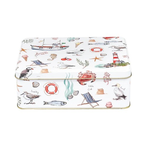 Small metal tin storage - tin,