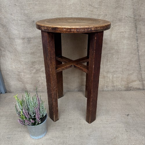 Antique oak small table - antique,