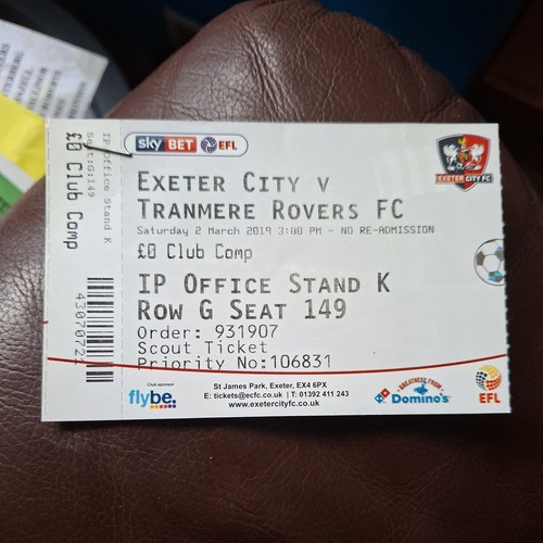 2019 exeter city v - exeter,