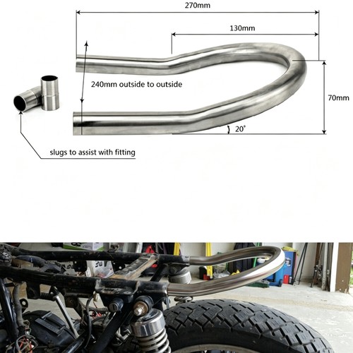 Cafe racer rear frame - rear, hoop
