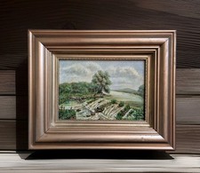 Old Antique Oil Painting On