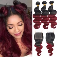 Human Hair Ombre 1B/99J Body