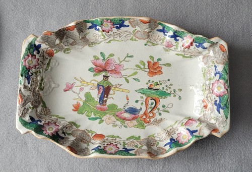 Antique masons ironstone - ironstone, table
