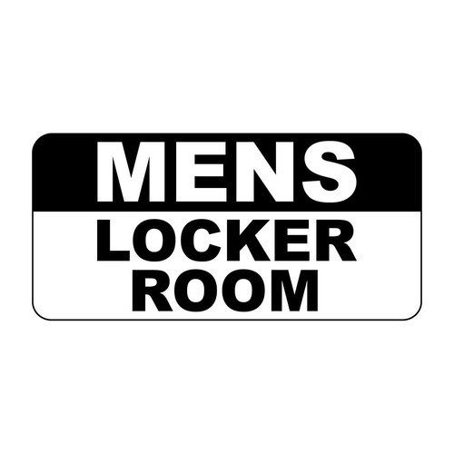 Men locker room - room, black