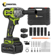 Electric Cordless Impact Wrench Ratchet Rattle Nut Gun Driver Car Wheel 4000mAh