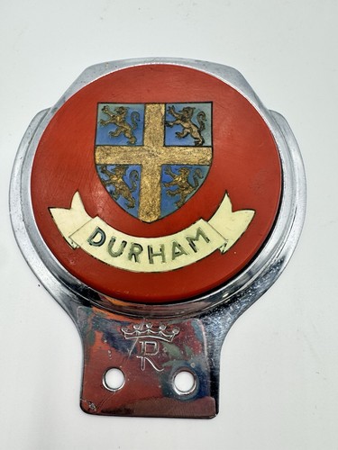 Durham car badge vintage rare - durham,