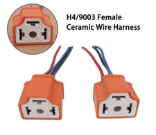 2x H4 3 Pin Headlight