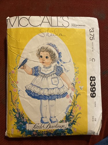 1983 mccall 8399 girls - 🌼1983, #8399-girls