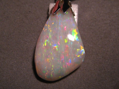 Fossilized shell opal - shell, pendant