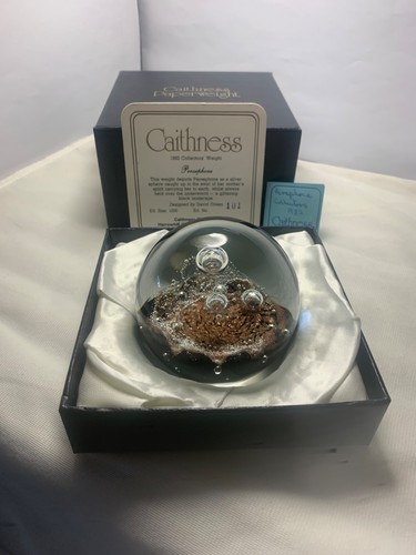 Caithness glass paperweight