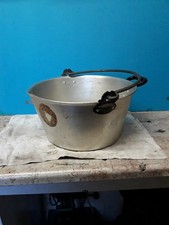 Large Vintage Aluminium Jam