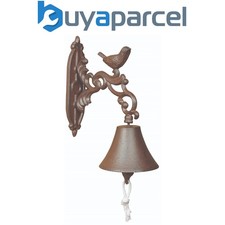 Fallen Fruits Cast Iron Hanging Wall Mounted Bird Door Bell Antique Style BR22