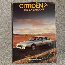CITROEN CX SALOON Car Sales Brochure JUN 1983 #K1711