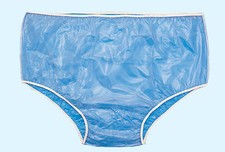 Adult Waterproof Vinyl Incontinence Pants Plastic Knickers Underwear 4 Sizes 