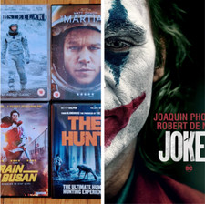 5 DVD LOT Interstellar The Hunt Train to Busan Martion Joker PAL Region 2
