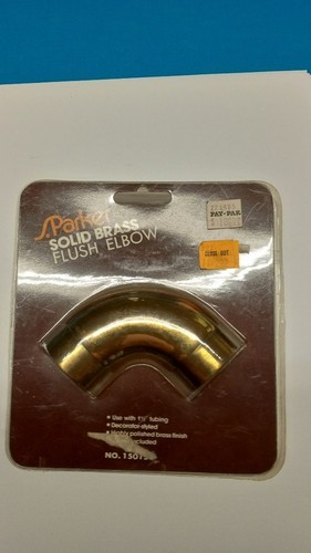 Cast solid brass foot rail - cast,