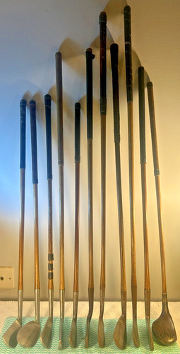 Antique hickory shafted golf - hickory,