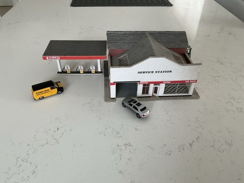 Model service station for - model,