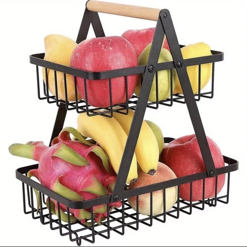 Tier metal fruit - metal, basket