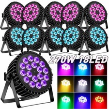 270W 18 LED PAR Light RGBW Stage Bar Wash Lighting DMX DJ Disco Party Xmas Light