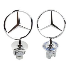 Car Front Bonnet Badge Emblem Fit Mercedes Benz W124 W202 W203 204 S/E/C/W Class