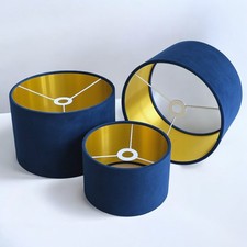 Plush Velvet Lampshade for