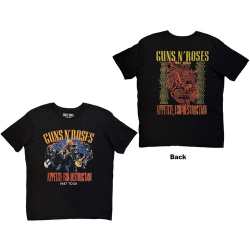 Guns roses unisex - guns, t-shirt