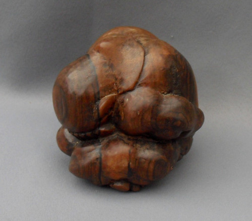 Hand carved wooden - , weeping