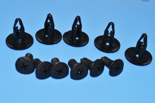 10pcs saab black plastic - 10pcs,